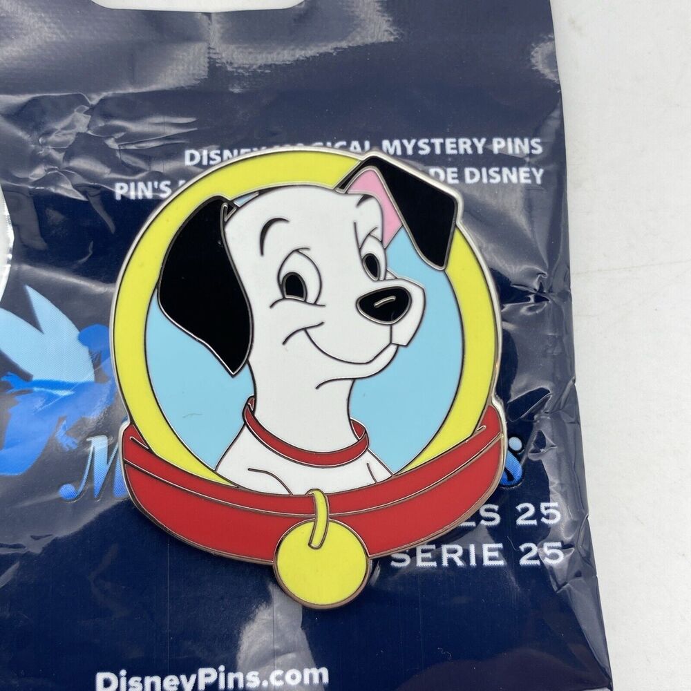 Disney Parks Magical Mystery Pin Series Dog & Cat Collars 101 Dalmatians - Lucky